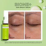 Image Skincare Biome  Dew Bright Serum Textuur Before After