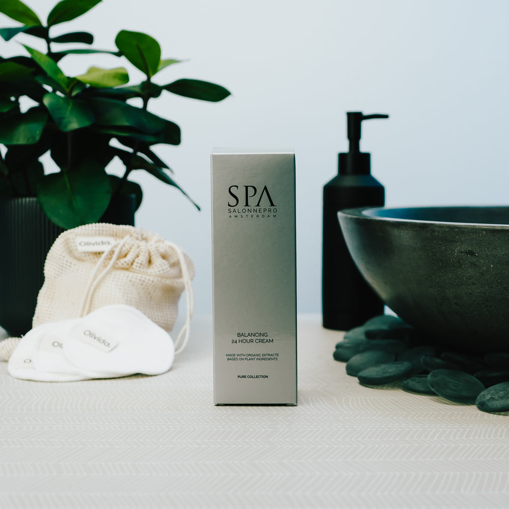 Spa Salonnepro 2021 Balancing 24Hour Cream Olivida Voorkant Verpakking