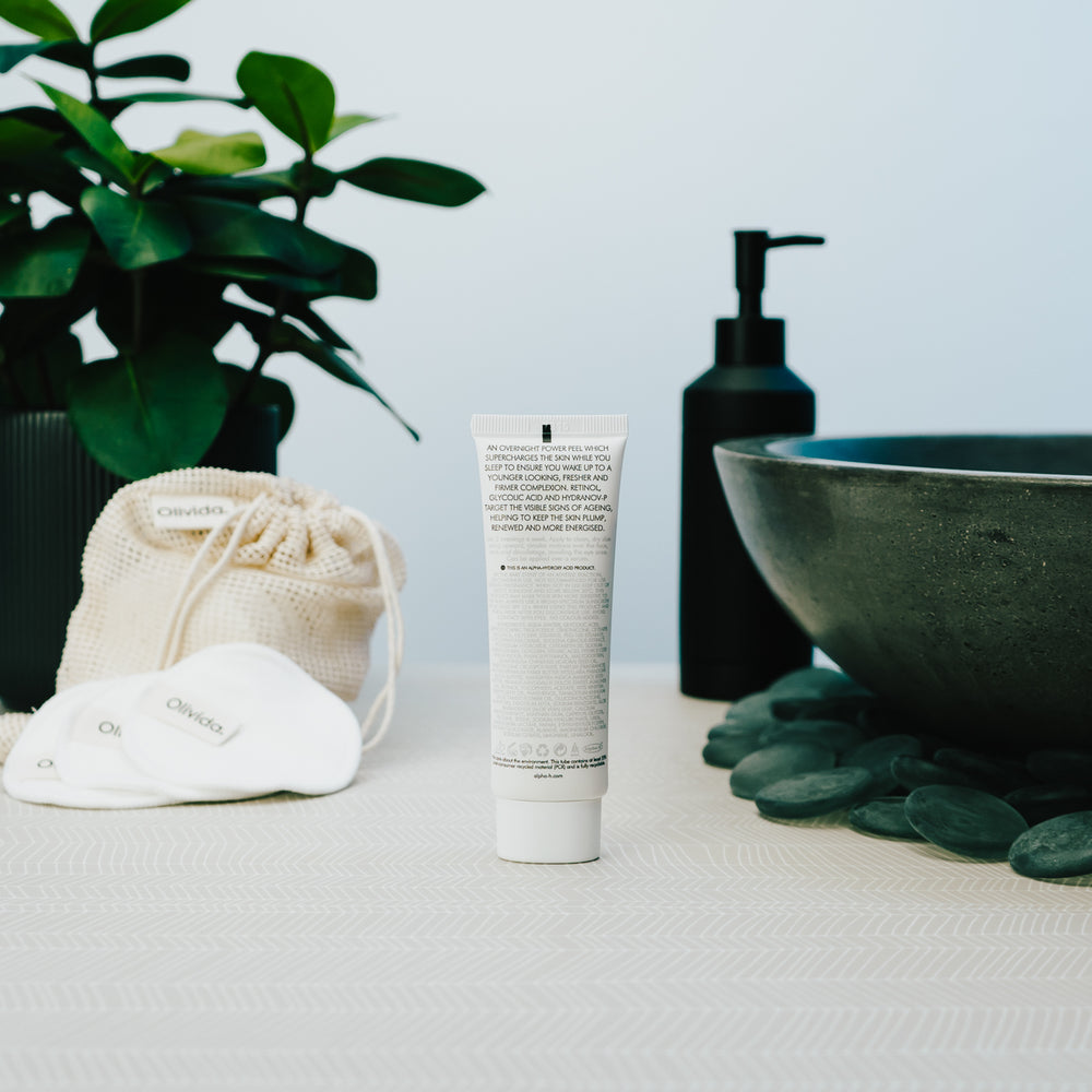 Alpha H 2022 Beauty Sleep Power Peel Olivida Achterkant