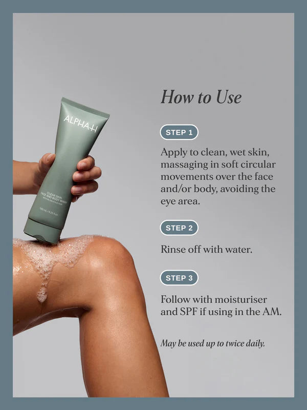 ALPHA-H - Clear Skin Daily Face & Body Wash