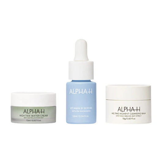 Alpha H Dream Skin Trio Box Vitamin B Serum Melting Moment High Tide Water Cream