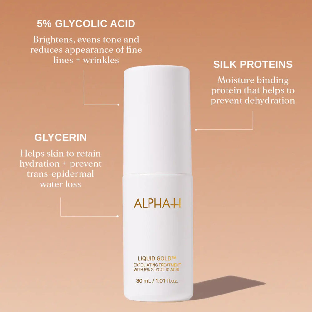 ALPHA-H Liquid Gold Limited Edition Travelsize Ingredienten