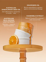 ALPHA-H Melting Moment Cleansing Balm Orange Creme Brulee Limited Edition Ingredient
