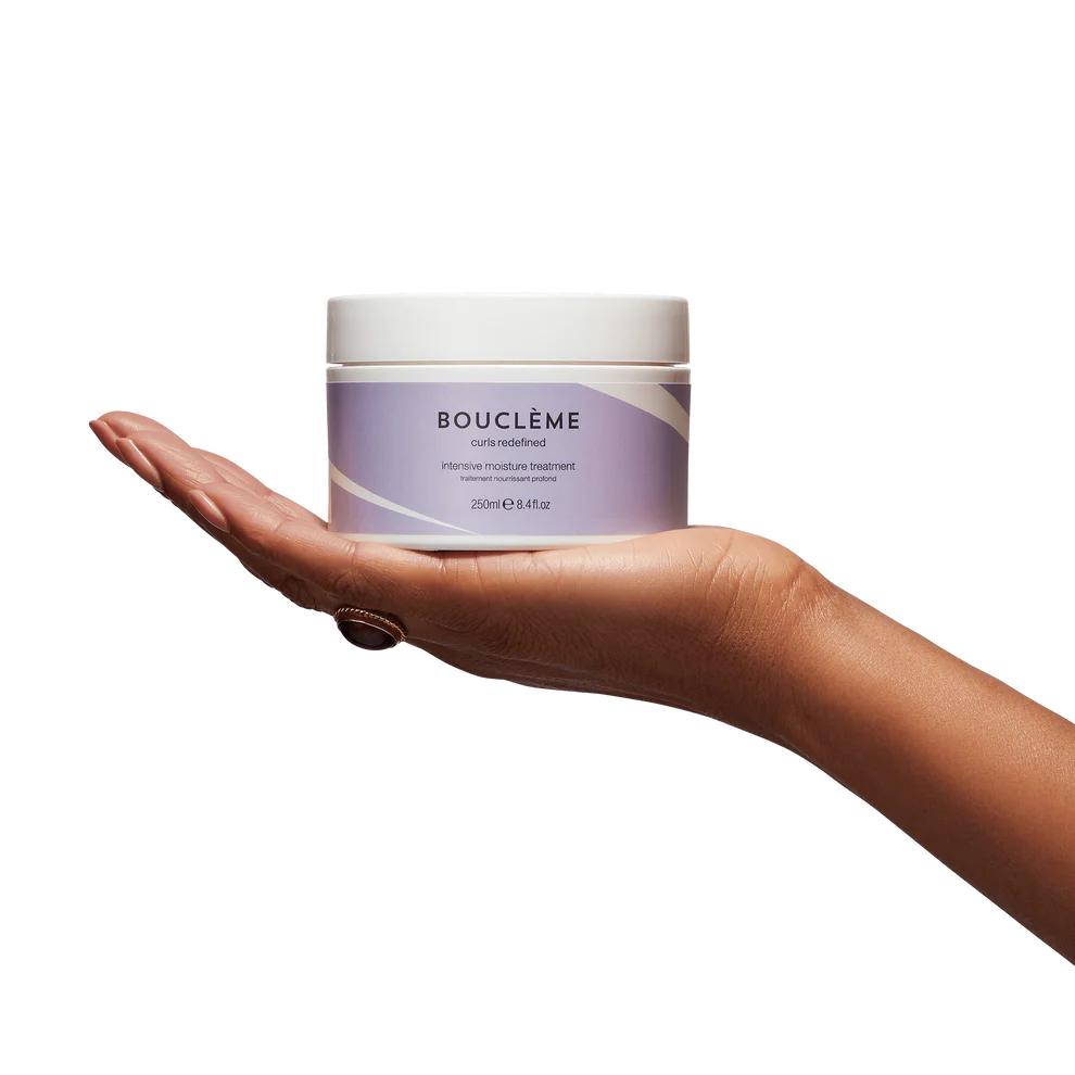 Boucleme Haircare Intensive Moisture Treatment Handshot