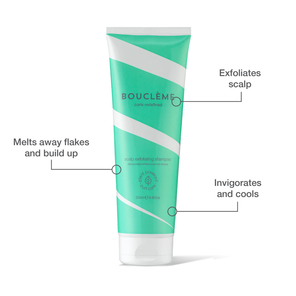 Boucleme Haircare Scalp Exfoliating Shampoo Infographic