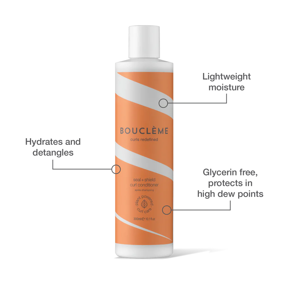 Boucleme Haircare Seal Shield Curl Conditioner Infographic