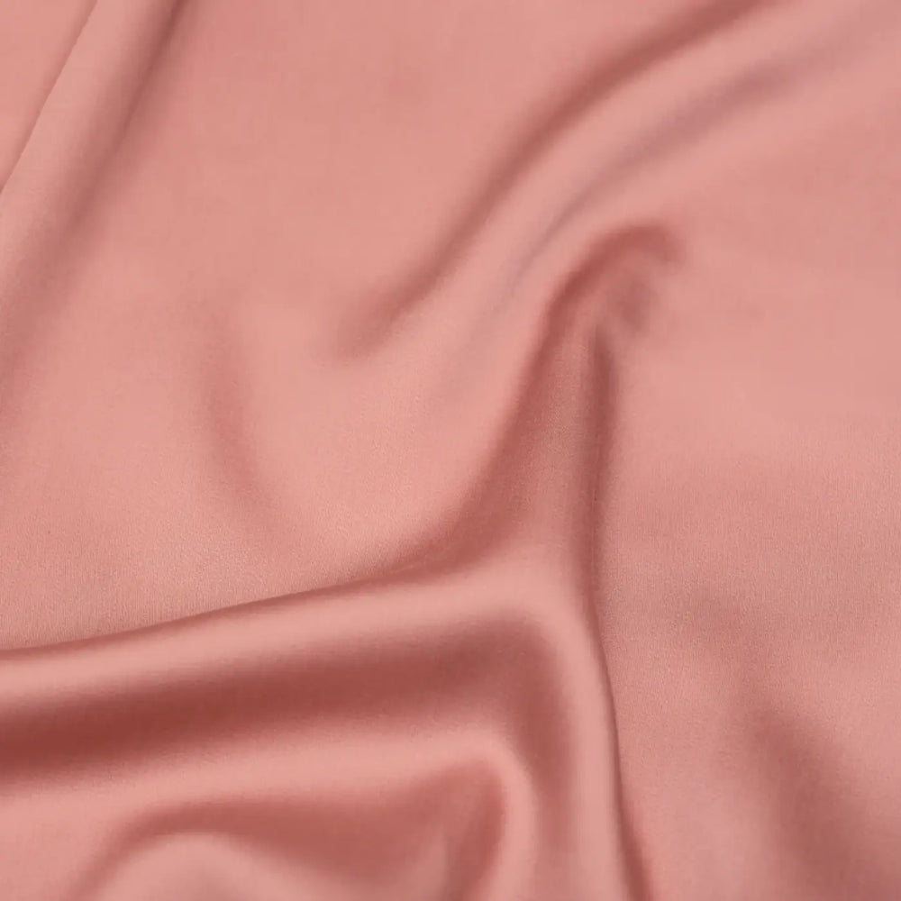 Cococici Tencel Satijn Kussensloop Terra Roze Textuur