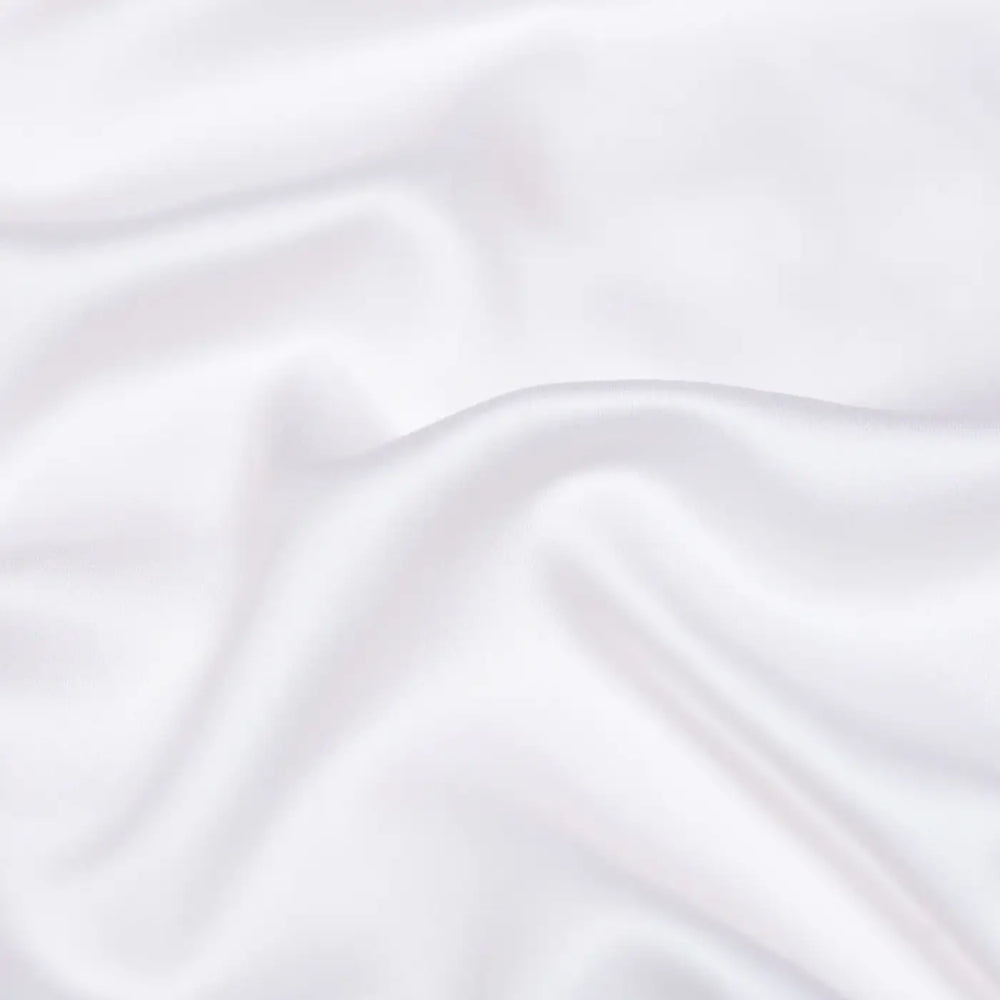 Cococici Tencel Satijn Kussensloop Wit Textuur