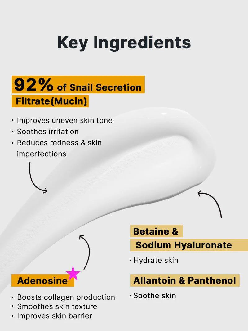 Cosrx Advanced Snail 92 All In One Cream Ingredienten