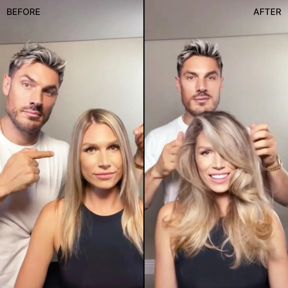 Color Wow Dream Cocktail Carb Infused Leave In Treatment Conditioner 200Ml Before After