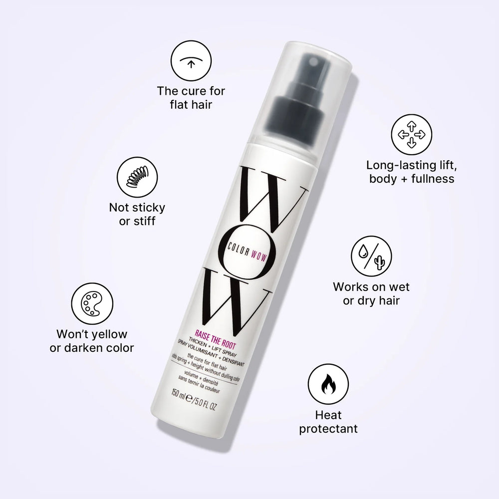 Color Wow Raise The Root Thickenlift Spray 150Ml Infographic