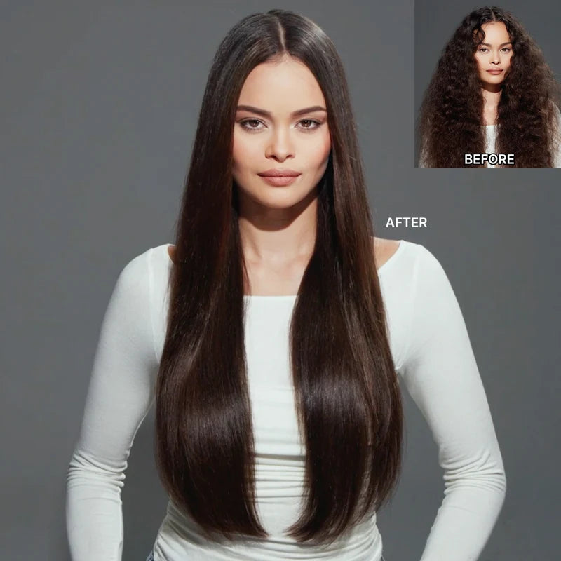 Color Wow Dream Coat Supernatural Spray Before After