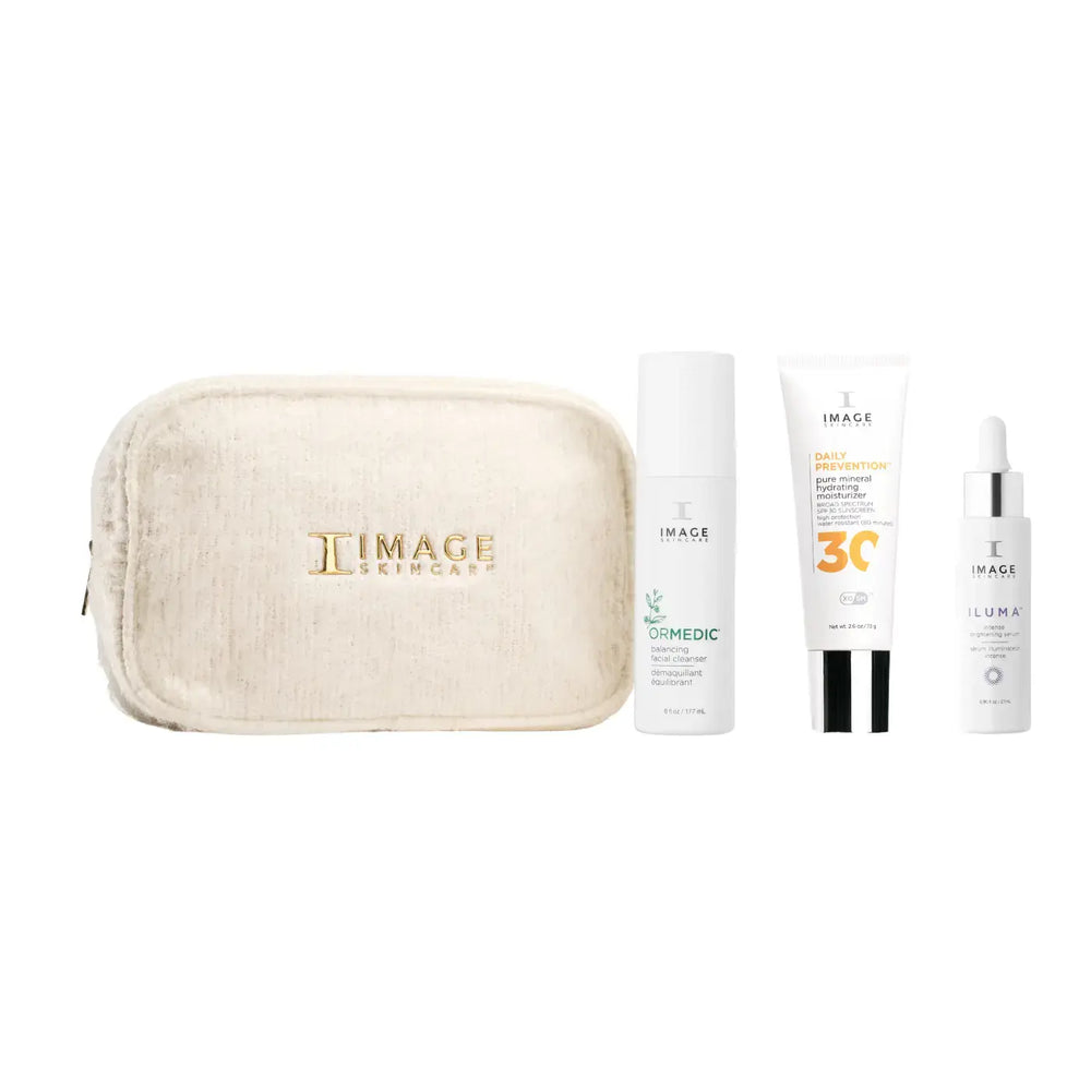 Image Skincare Holiday Giftset 3 Bestsellers ILUMA ORMEDIC DAILY PREVENTION