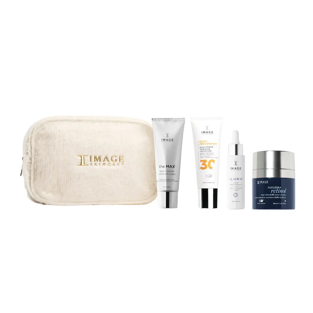 Image Skincare Holiday Giftset 4 Bestsellers THE MAX ILUMA AGELESS DAILY PREVENTION