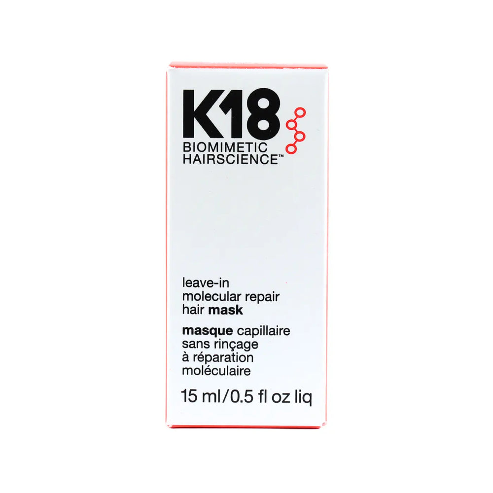 K18 hair mask Haarmasker Leave In Molecular Repair 15ML BPackaging
