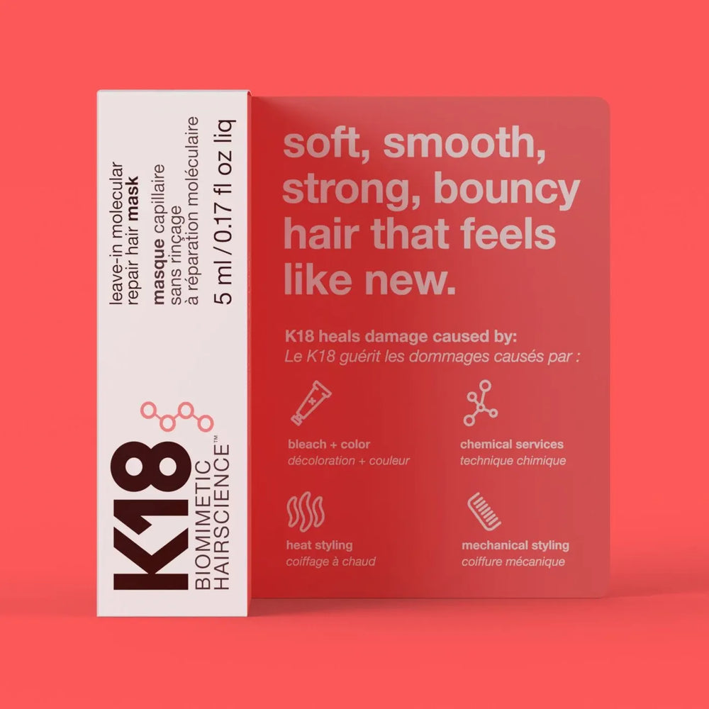 K18 Hair Mask Haarmasker Leave In Moleculare Repair 5Ml Sample 131Ed42F C77D 4Af4 A36D 8D62A45C74C2