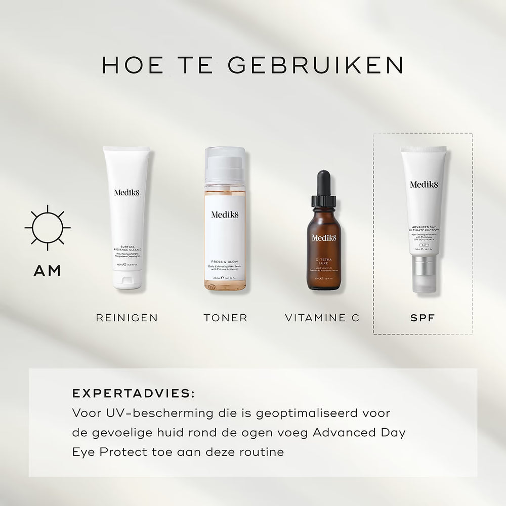 Medik 8 Advanced Day Total Perfect Moisturizer Spf50 Toepassing