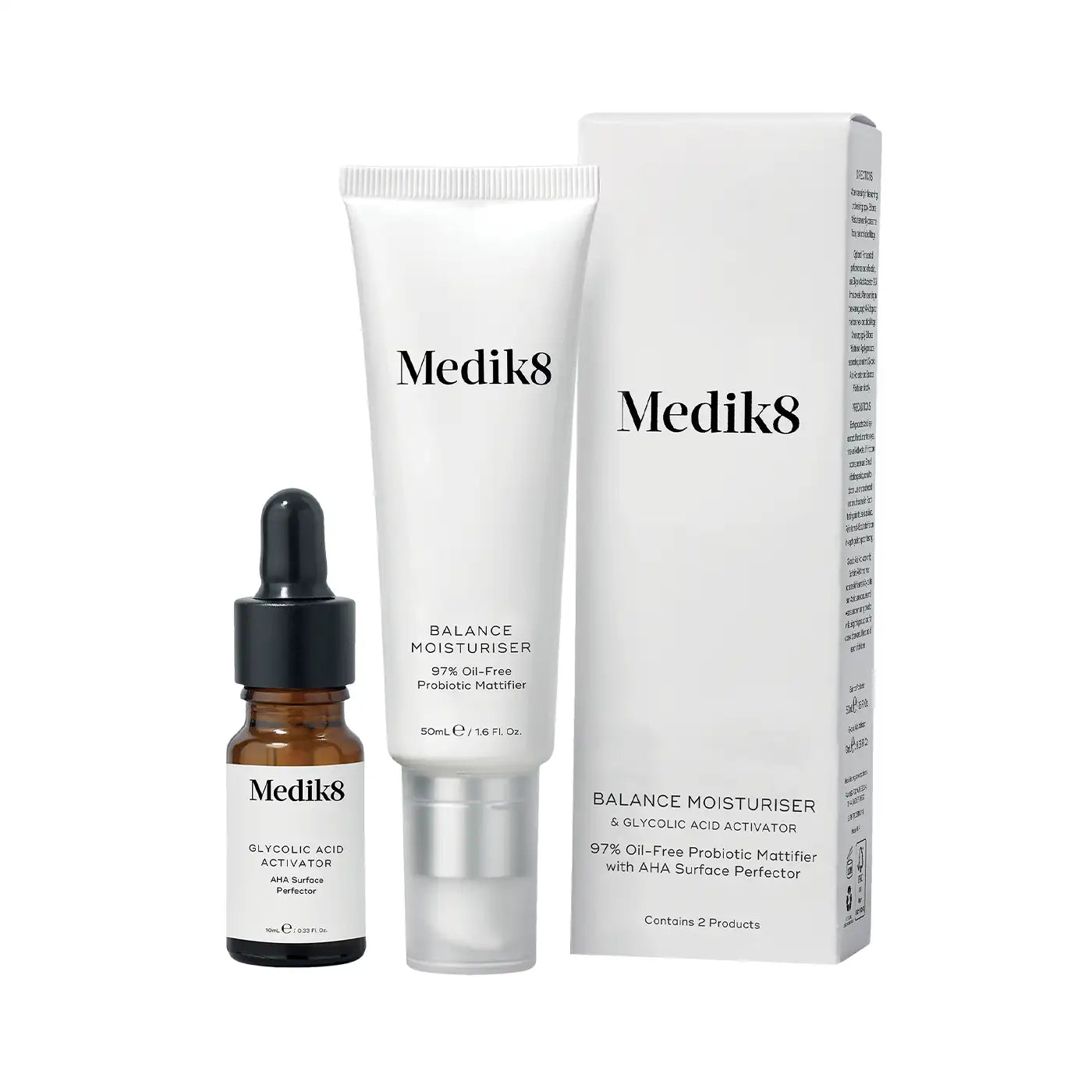 Medik8 - Balance Moisturiser & Glycolic Acid Activator