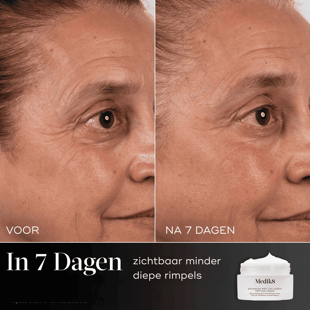 Medik8 Advanced Pro Collagen Plus Peptide Cream Before After