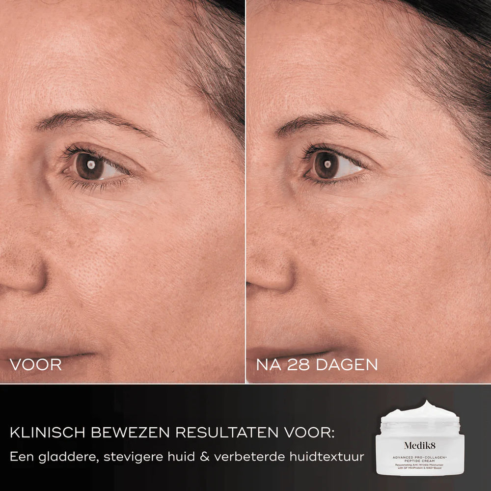 Medik8 Advanced Pro Collagen Plus Peptide Cream Before And After
