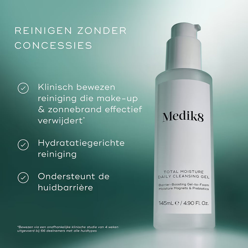 Medik8 Total Moisture Daily Cleansing Gel Benefits