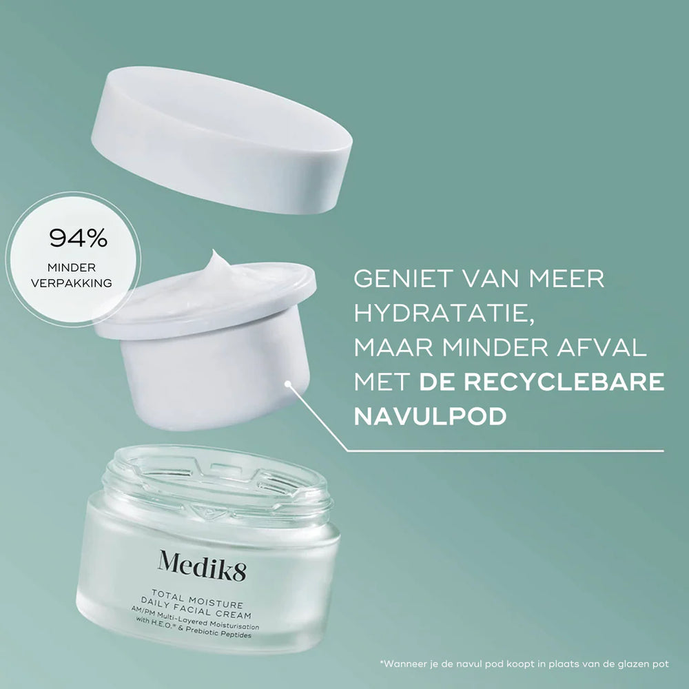 Medik8 Total Moisture Daily Facial Cream Refill 2