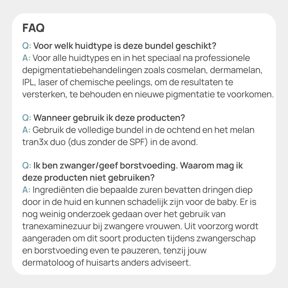 Mesoestetic Pigmentation Power Trio FAQ