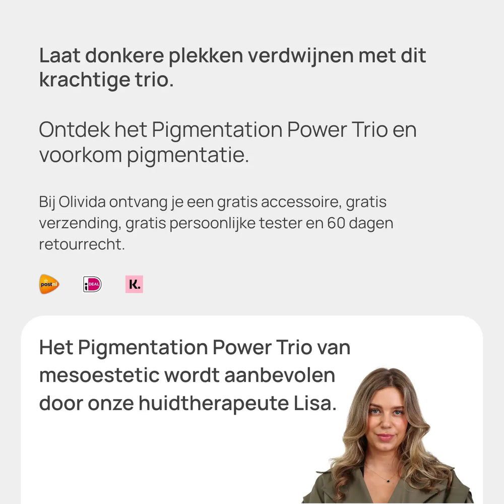Mesoestetic Pigmentation Power Trio Huidtherapeute