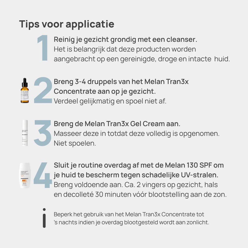 Mesoestetic Pigmentation Power Trio Tips