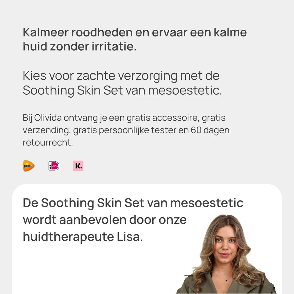 Mesoestetic Soothing Skin Set Huidtherapeut