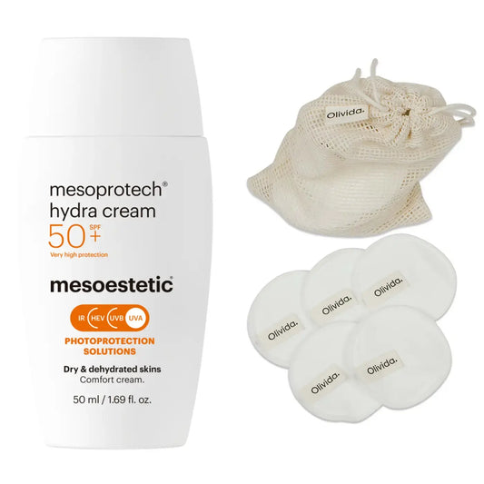 Mesoestetic Hydra Cream SFP50 Combideal Wattenschijfjes