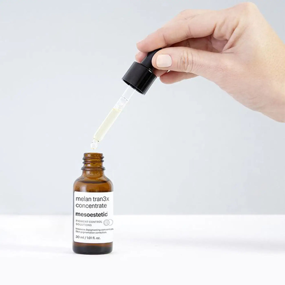 Mesoestetic Melan Tran3X Concentrate Display
