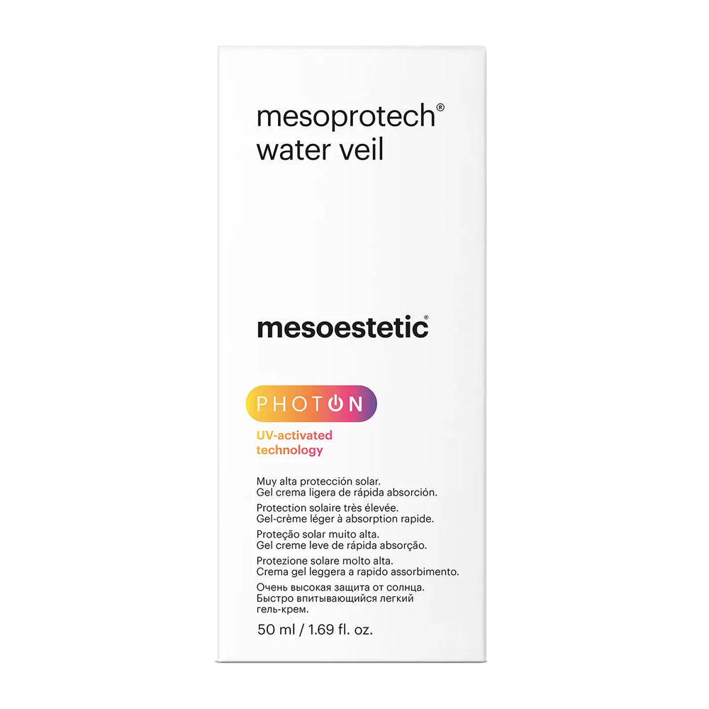 Mesoestetic Mesoprotech Water Veil Spf 50 Doosje Achterkant