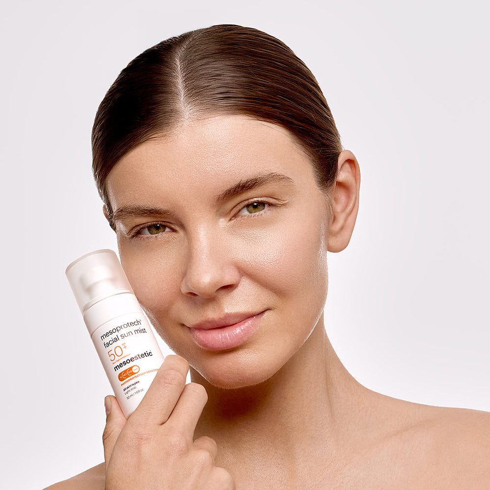 Mesoestetic Mesoprotech Antiaging Facial Sun Mist 50Spf Model