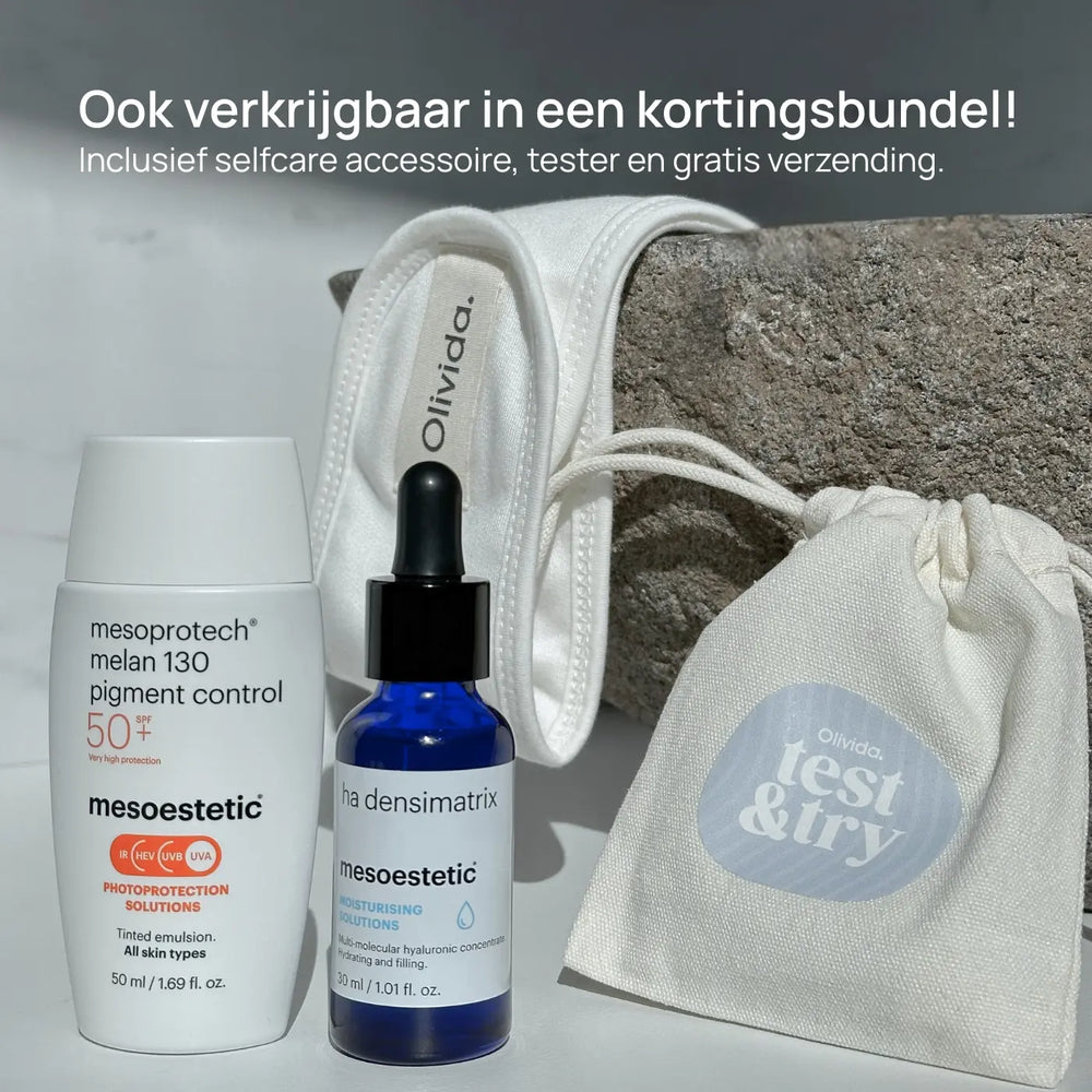 Mesoestetic Mist Ha Densimatrix Hydra Vital Light Melan130 Spf50 Bundel Olivida Copyright