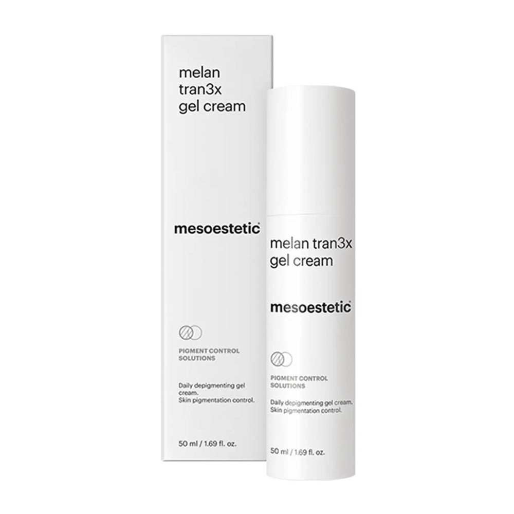 Mesoestetic Melan Tran3X Gel Cream Verpakking