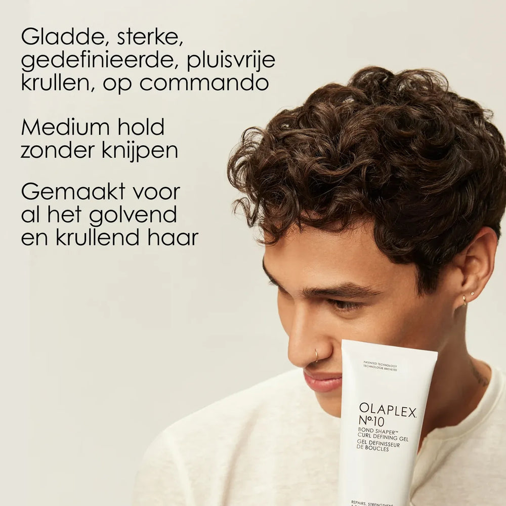 Olaplex N 10 Bond Shaper Curl Defining Gel Mannen Infographic Resultaat