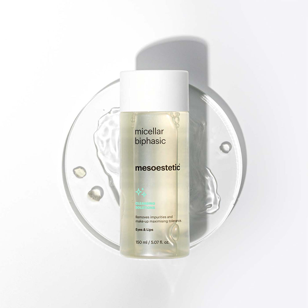 Olivida Mesoestetic Cleaning Solutions Micellar Biphasic Display 2