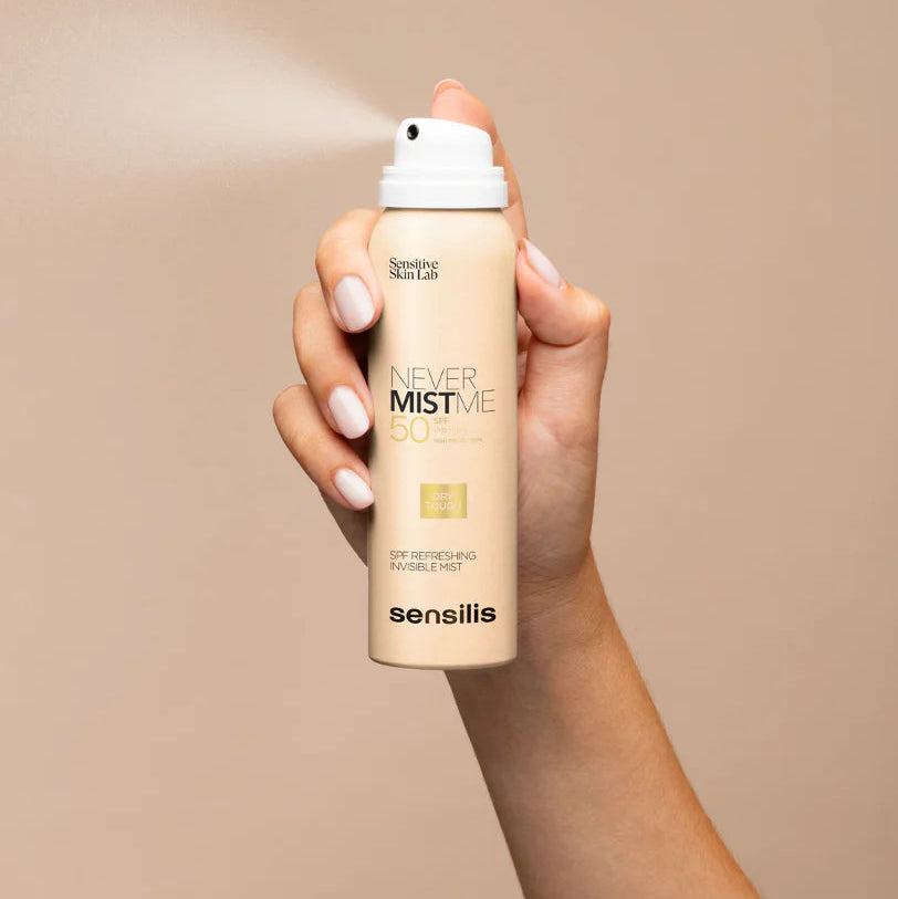 Sensilis Never Mist Me SPF50 Product Lifestyle