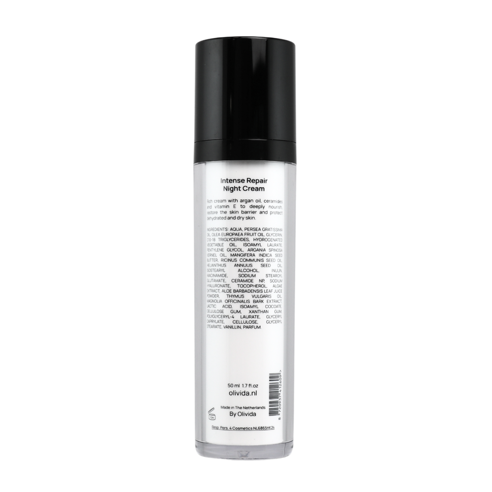 Zuiver Intense Repair Night Cream Back