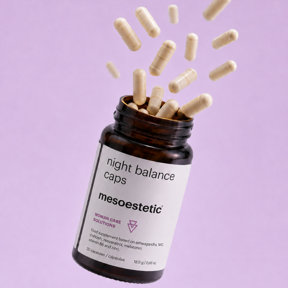 mesoestetic night balance caps lifestyle