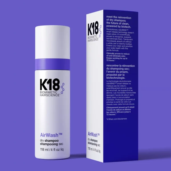 K18 - AirWash - Dry Shampoo - Droogshampoo - Vepakking
