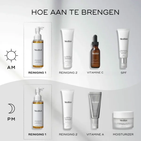 Medik8 - Skincare - Lipid-Balance Cleansing Oil - Gebruiksaanwijzing