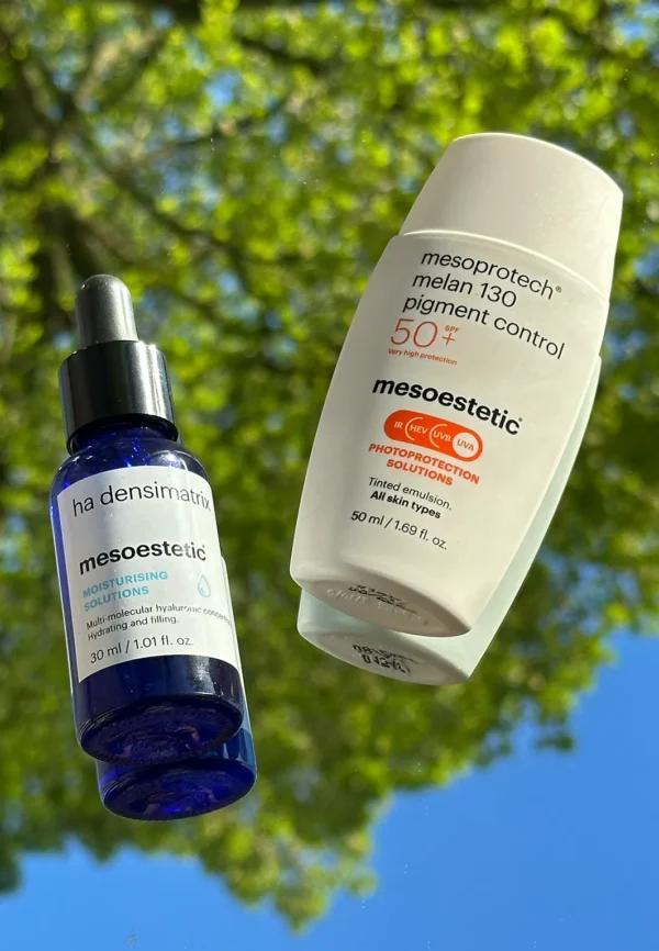 Mesoestetic - Hydrate Duo - Bundel - HA-Densimatrix - Mesoprotech - Melan-130 - Pigment Control - SPF50 - Sfeer - Olivida ©