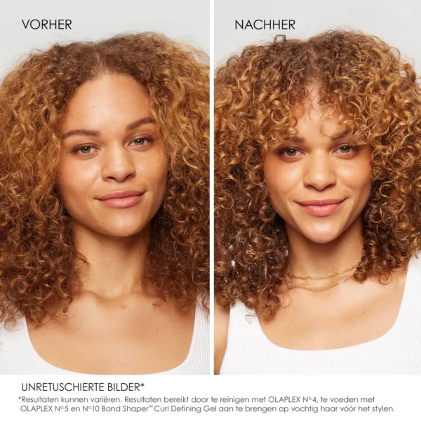 Olaplex - N.10 - Bond-Shaper® - Curl Defining Gel - Before After