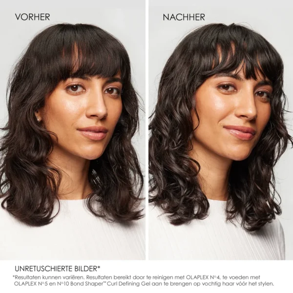 Olaplex - N.10 - Bond-Shaper® - Curl Defining Gel - Before After 2
