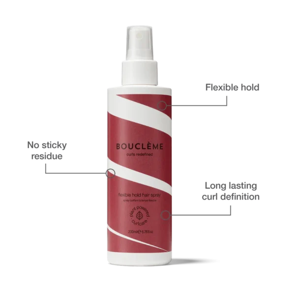 Boucleme - Haircare - Flexible Hold Hairspray - Infographic
