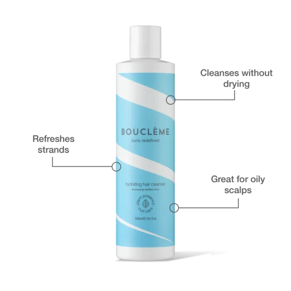 Boucleme - Haircare - Hydrating Hair Cleanser - Infographic