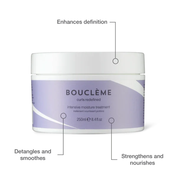 Boucleme - Haircare - Intensive Moisture Treatment - Infographic
