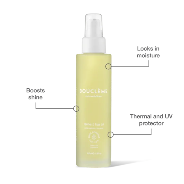 Boucleme - Haircare - Revive 5 Hair Oil - Infographic